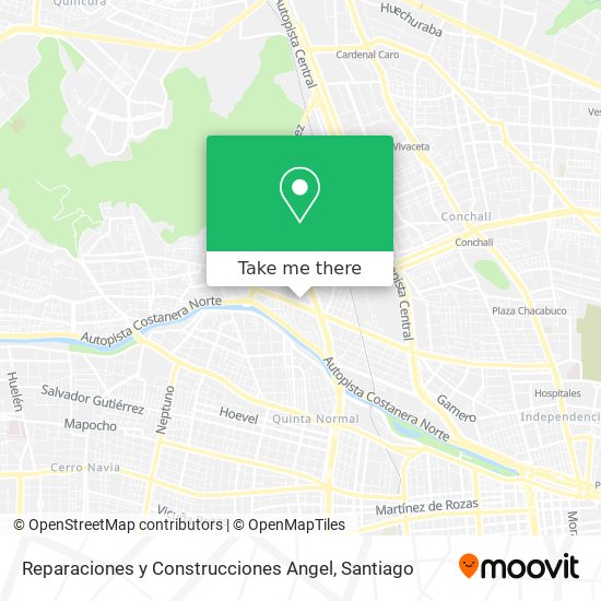 Reparaciones y Construcciones Angel map