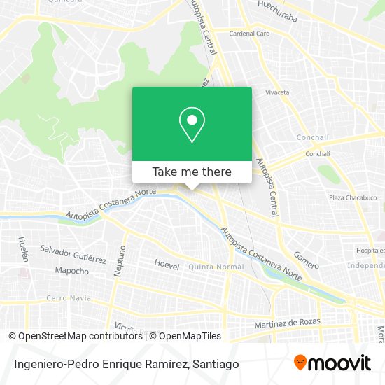 Ingeniero-Pedro Enrique Ramírez map