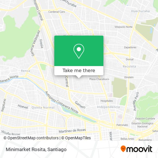 Mapa de Minimarket Rosita