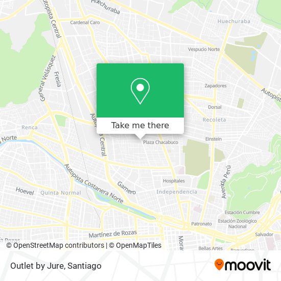 Outlet by Jure map