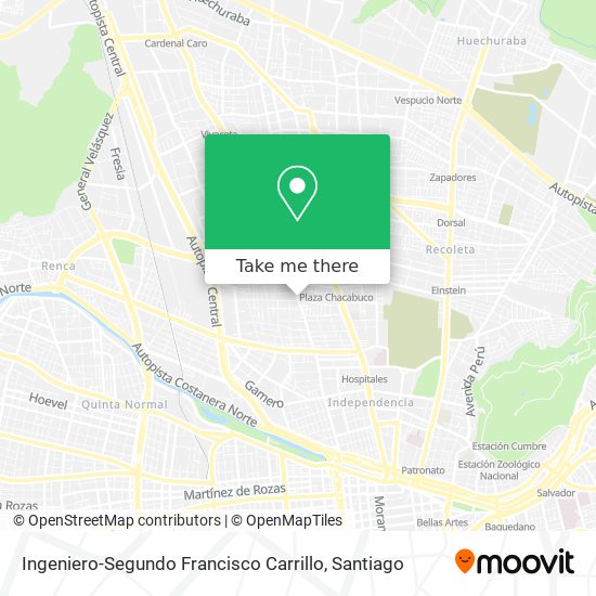 Ingeniero-Segundo Francisco Carrillo map