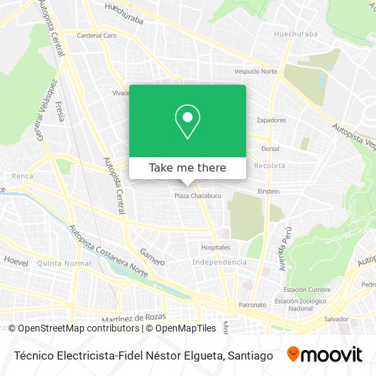 Mapa de Técnico Electricista-Fidel Néstor Elgueta