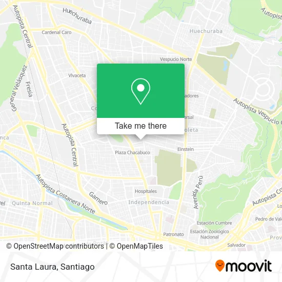 Santa Laura map