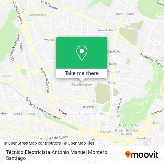 Técnico Electricista-Antonio Manuel Montero map