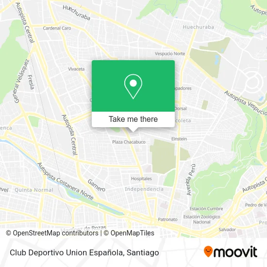 Club Deportivo Union Española map