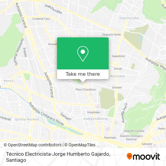 Técnico Electricista-Jorge Humberto Gajardo map