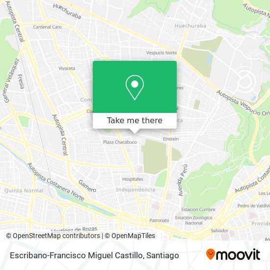 Escribano-Francisco Miguel Castillo map