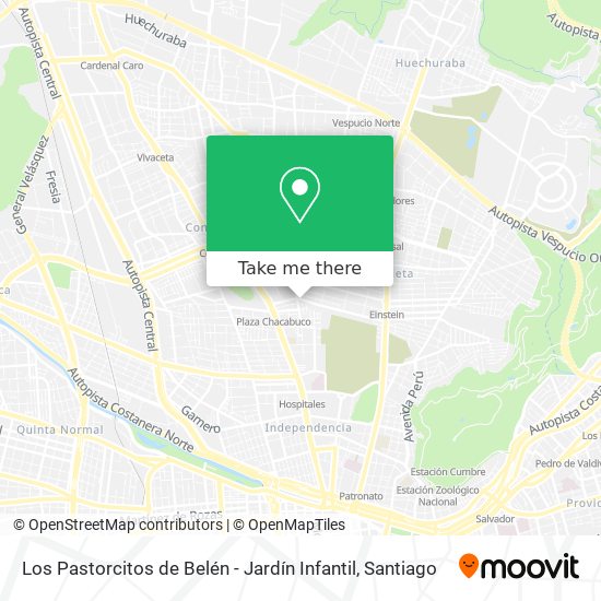 Los Pastorcitos de Belén - Jardín Infantil map