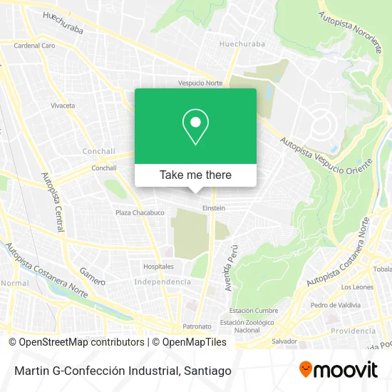 Martin G-Confección Industrial map