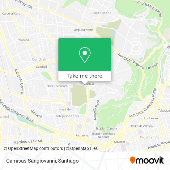 Mapa de Camisas Sangiovanni