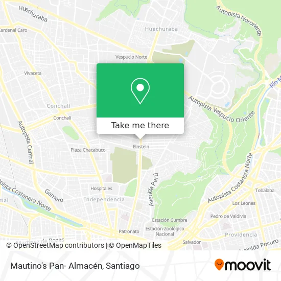Mautino's Pan- Almacén map
