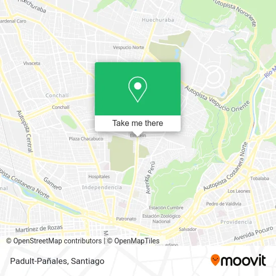 Padult-Pañales map