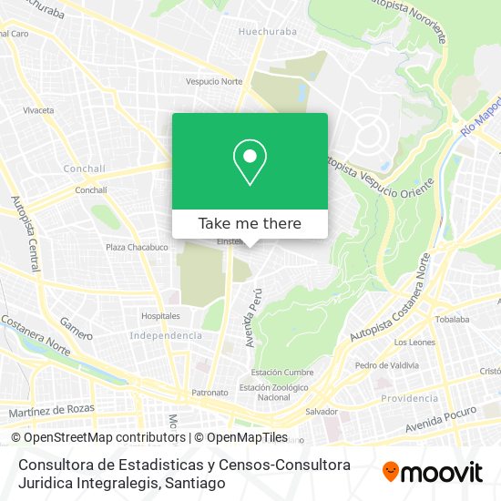 Consultora de Estadisticas y Censos-Consultora Juridica Integralegis map