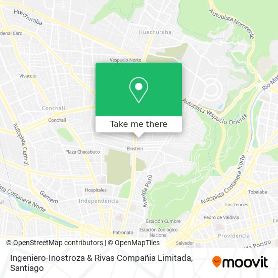 Mapa de Ingeniero-Inostroza & Rivas Compañia Limitada