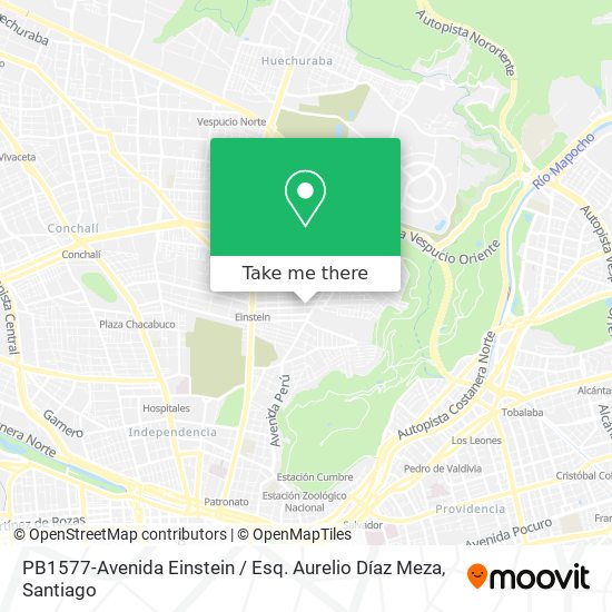 Mapa de PB1577-Avenida Einstein / Esq. Aurelio Díaz Meza