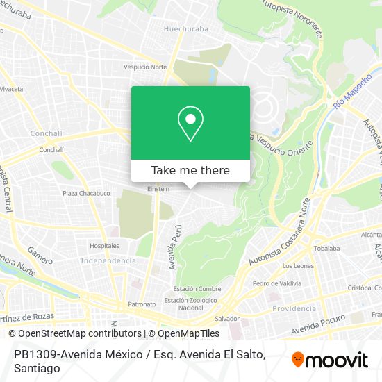 PB1309-Avenida México / Esq. Avenida El Salto map