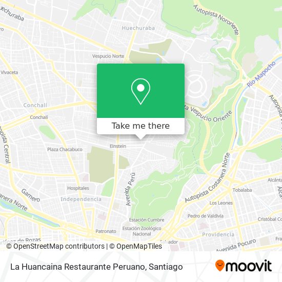 La Huancaina Restaurante Peruano map