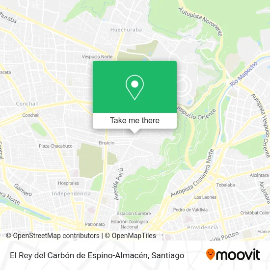 El Rey del Carbón de Espino-Almacén map