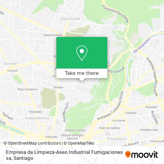Empresa de Limpieza-Aseo Industrial Fumigaciones sa map