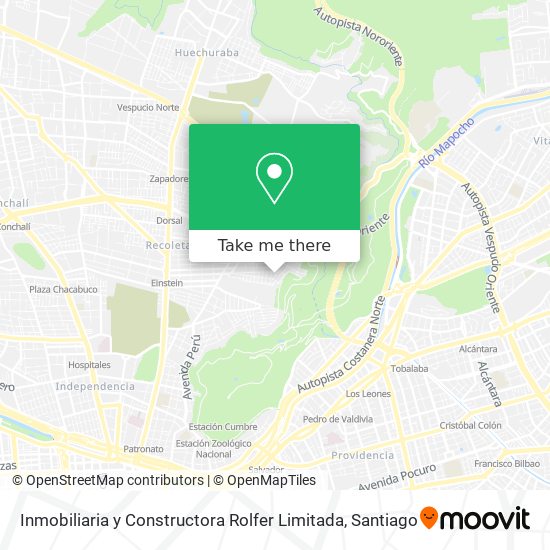 Inmobiliaria y Constructora Rolfer Limitada map