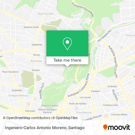 Ingeniero-Carlos Antonio Moreno map