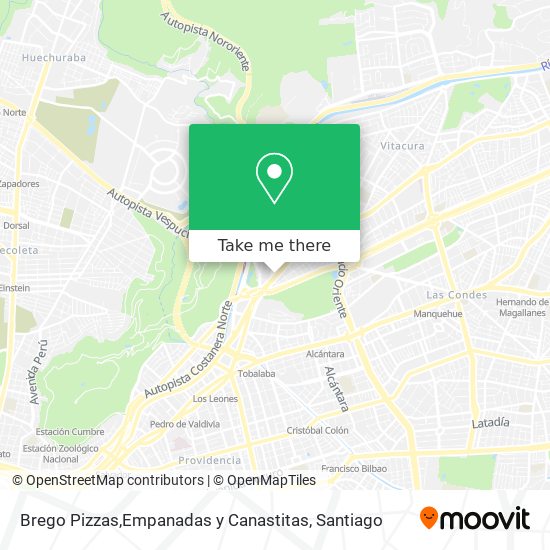 Mapa de Brego Pizzas,Empanadas y Canastitas