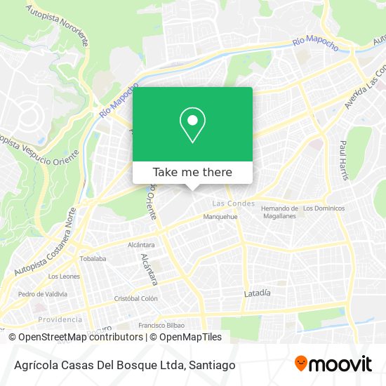 Agrícola Casas Del Bosque Ltda map