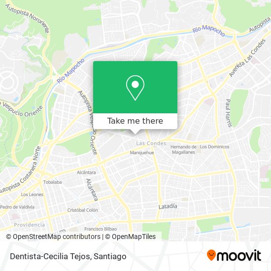 Dentista-Cecilia Tejos map