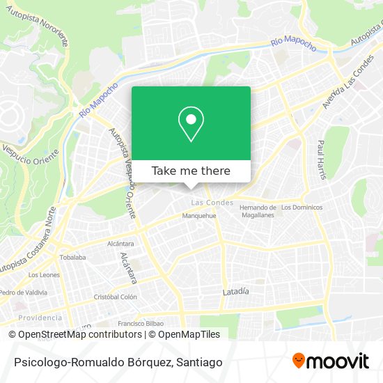 Psicologo-Romualdo Bórquez map