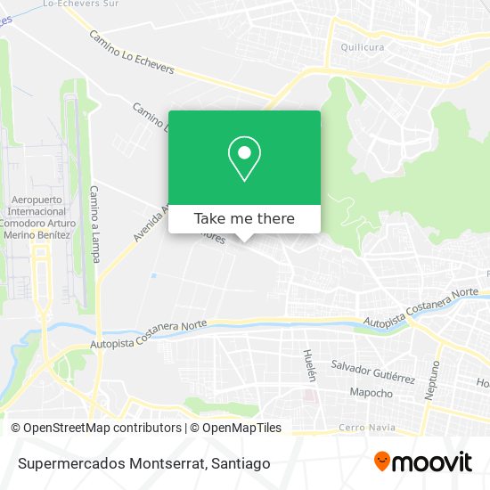 Mapa de Supermercados Montserrat