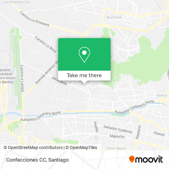 Mapa de Confecciones CC