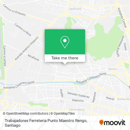 Trabajadores Ferreteria Punto Maestro Rengo map