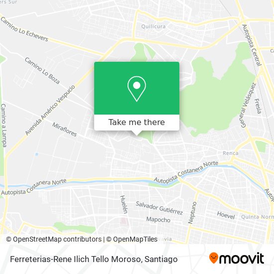 Ferreterias-Rene Ilich Tello Moroso map