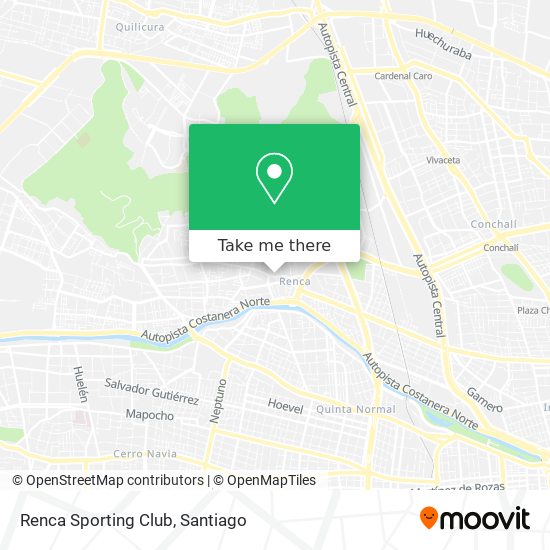 Renca Sporting Club map