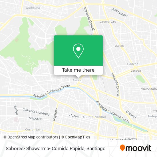 Sabores- Shawarma- Comida Rapida map