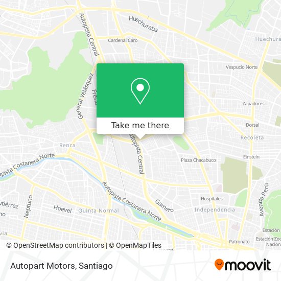 Autopart Motors map