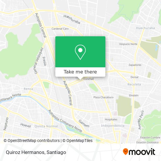 Quiroz Hermanos map