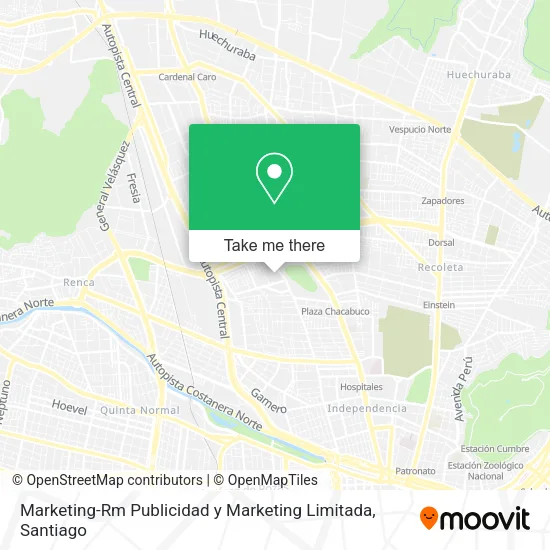Marketing-Rm Publicidad y Marketing Limitada map