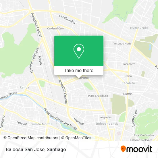 Baldosa San Jose map