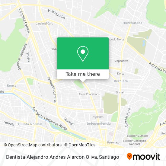 Dentista-Alejandro Andres Alarcon Oliva map