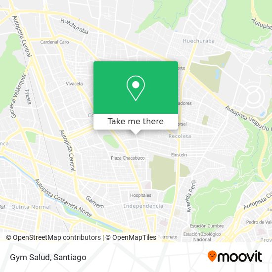 Gym Salud map