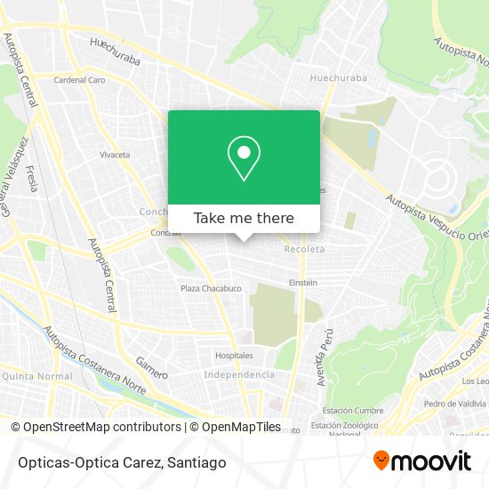 Opticas-Optica Carez map