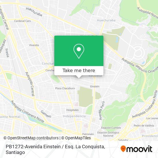 PB1272-Avenida Einstein / Esq. La Conquista map