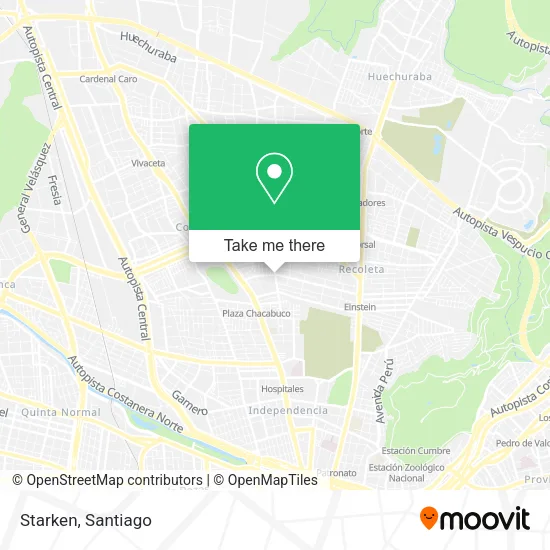 Starken map