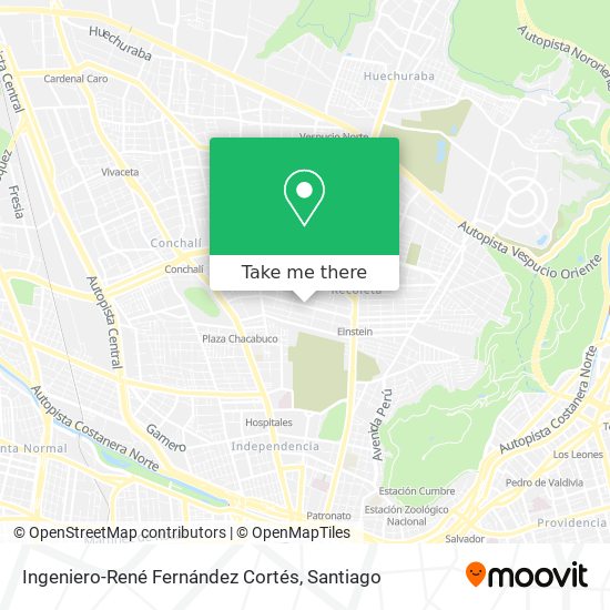 Ingeniero-René Fernández Cortés map