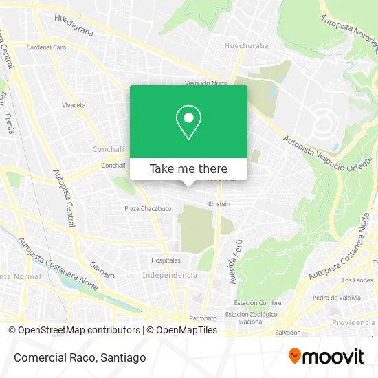 Comercial Raco map