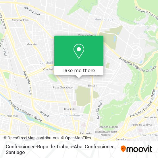 Confecciones-Ropa de Trabajo-Abal Confecciones map