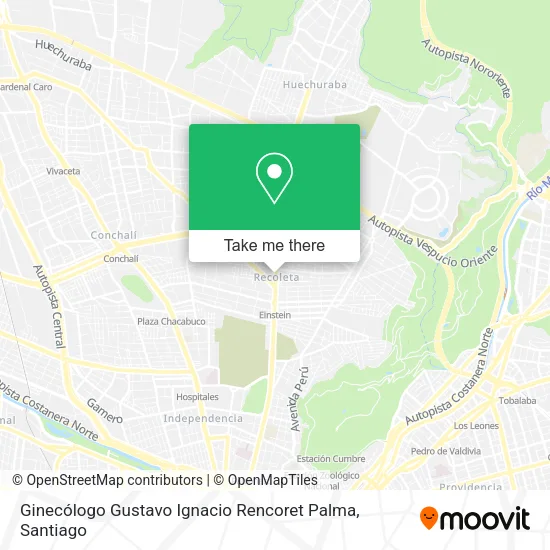 Ginecólogo Gustavo Ignacio Rencoret Palma map