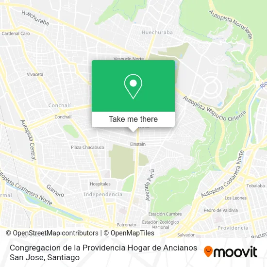 Congregacion de la Providencia Hogar de Ancianos San Jose map