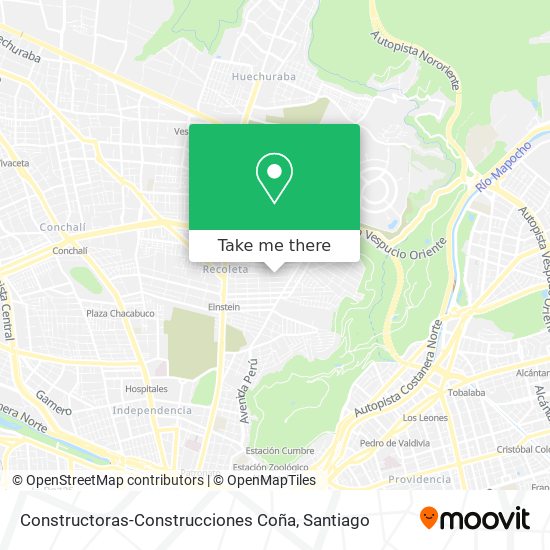 Mapa de Constructoras-Construcciones Coña